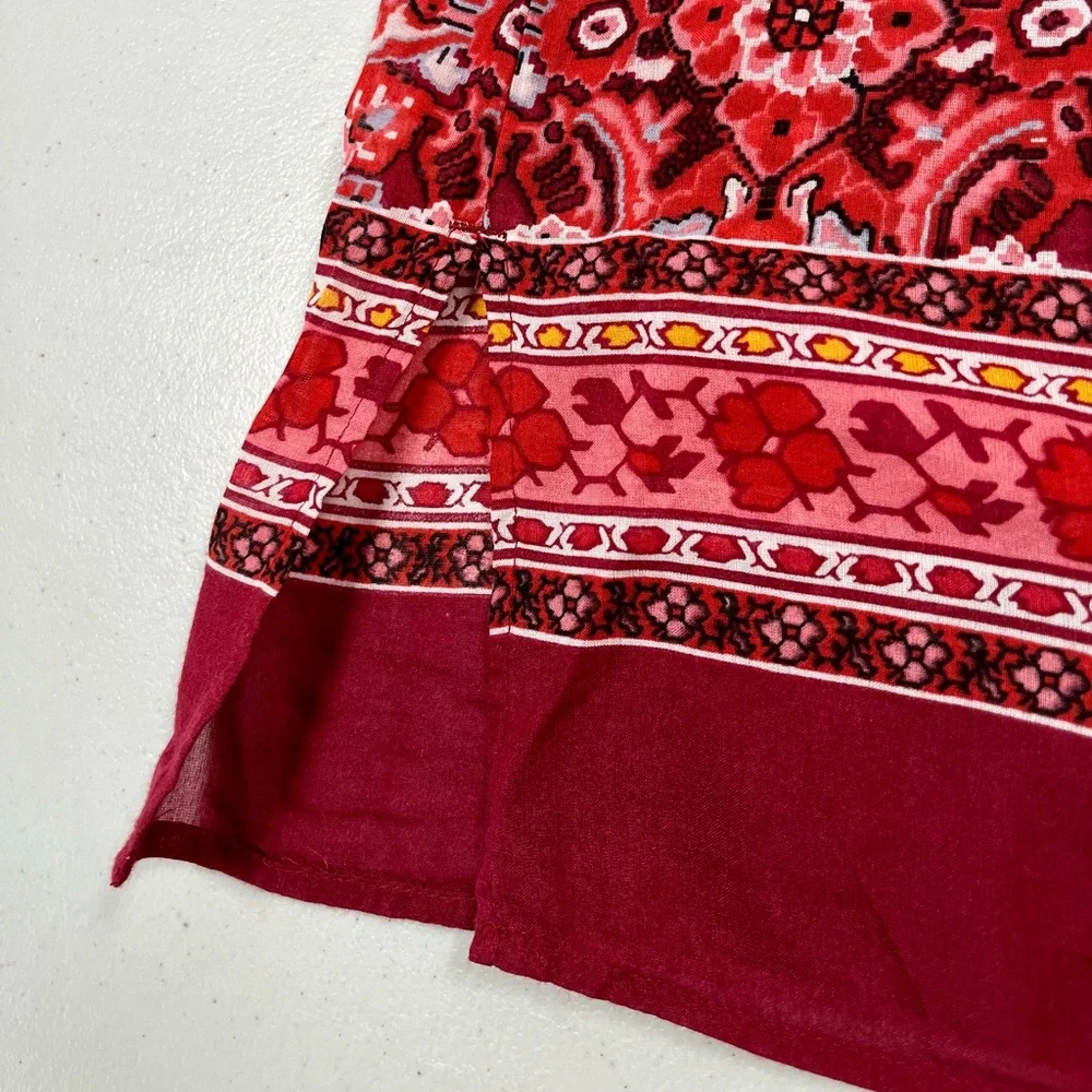 ANN TAYLOR LOFT Sz L The Softened Shirt Scarlet Bouquet
Softened Shirt Sheer - Picture 8 of 17